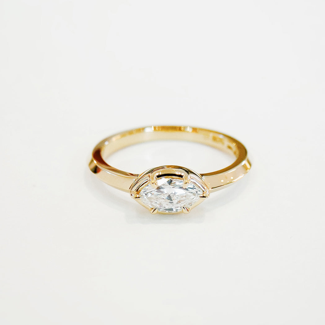 Ring Icon – Marquise – Gold & Diamant