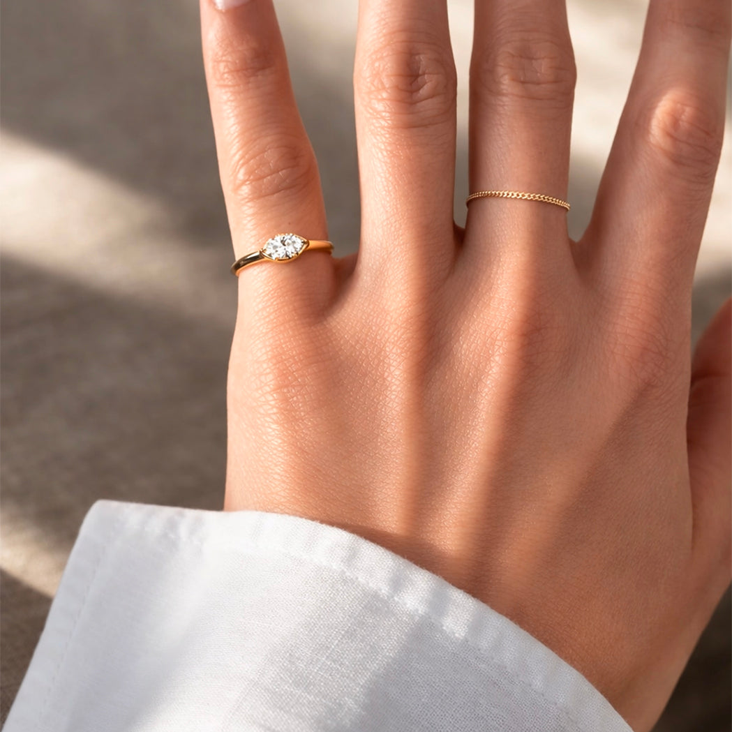 Bague Icon - Marquise - Or & Diamant