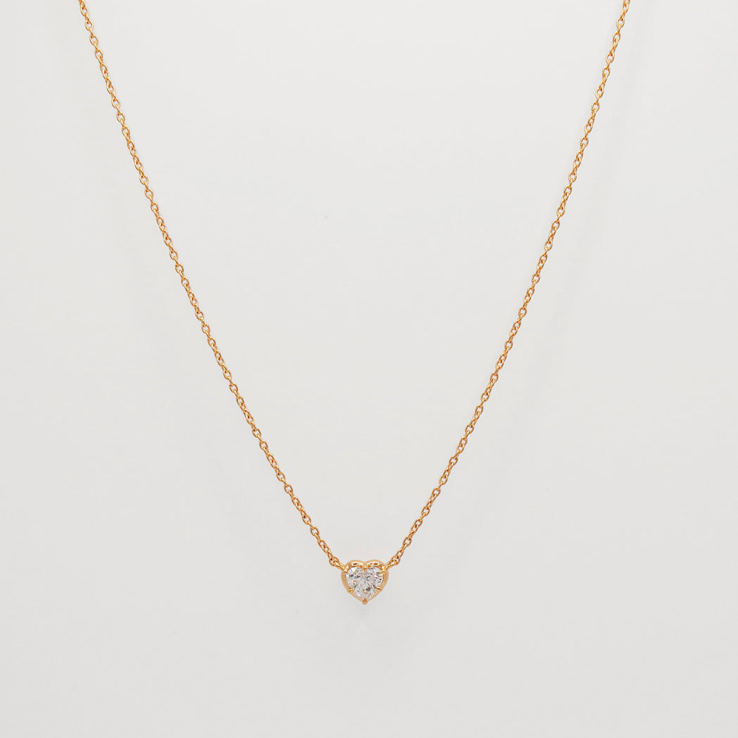 Collier Icon - Coeur - Or & Diamant