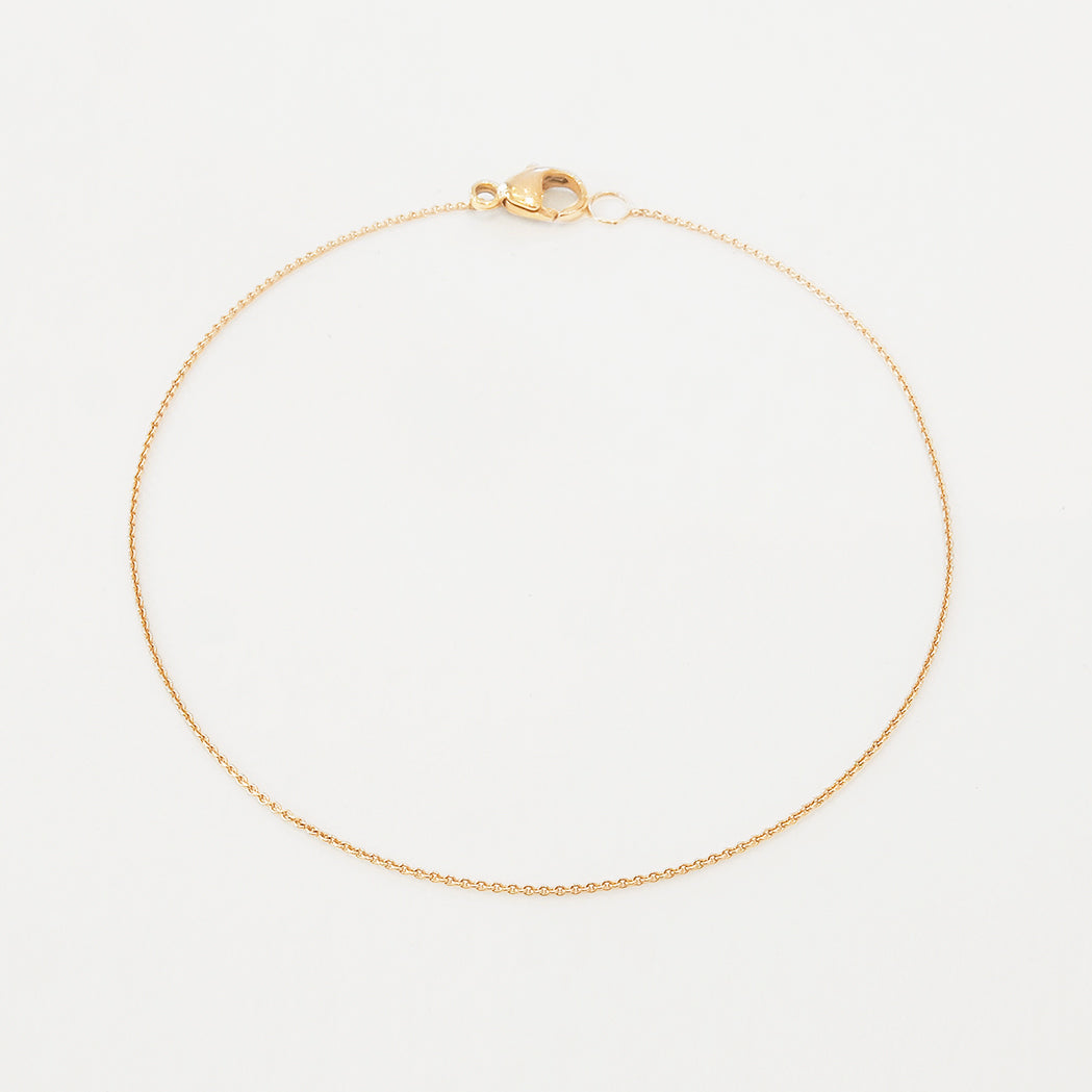 Bracelet Infinity à composer – Chaîne & Charms en or 18 carats