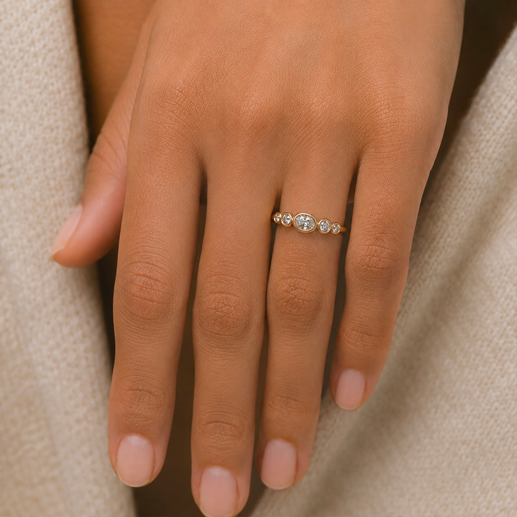 Luna Ring - Gold & Diamanten