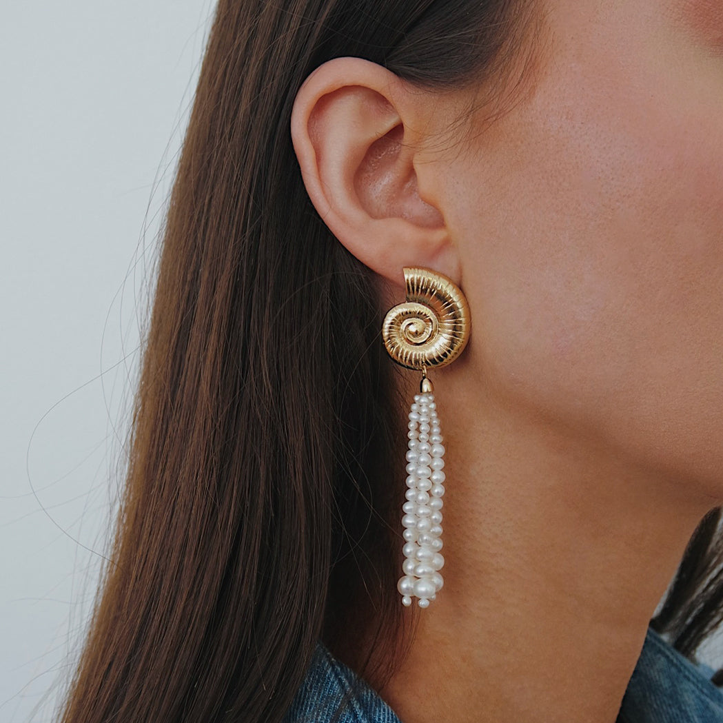 Mara Earrings - Pendant