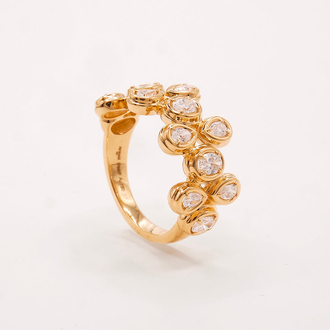 Naya Ring - Gold & Diamonds