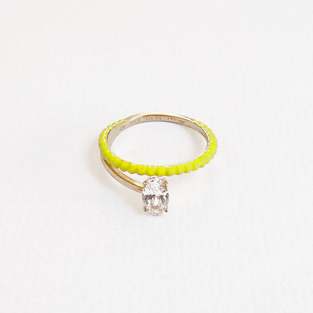 Bague Palm Beach - Jaune