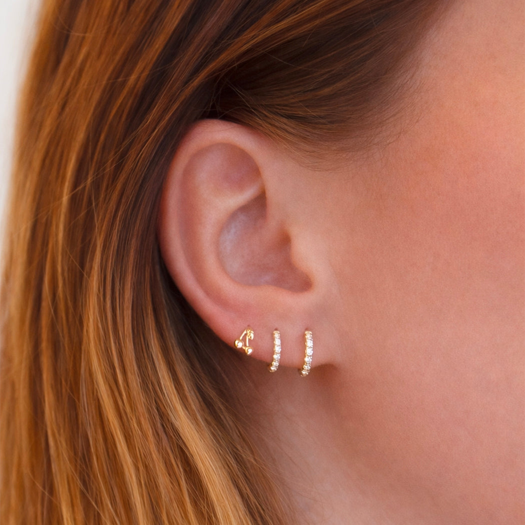 Cherry Ear Piercing - Gold