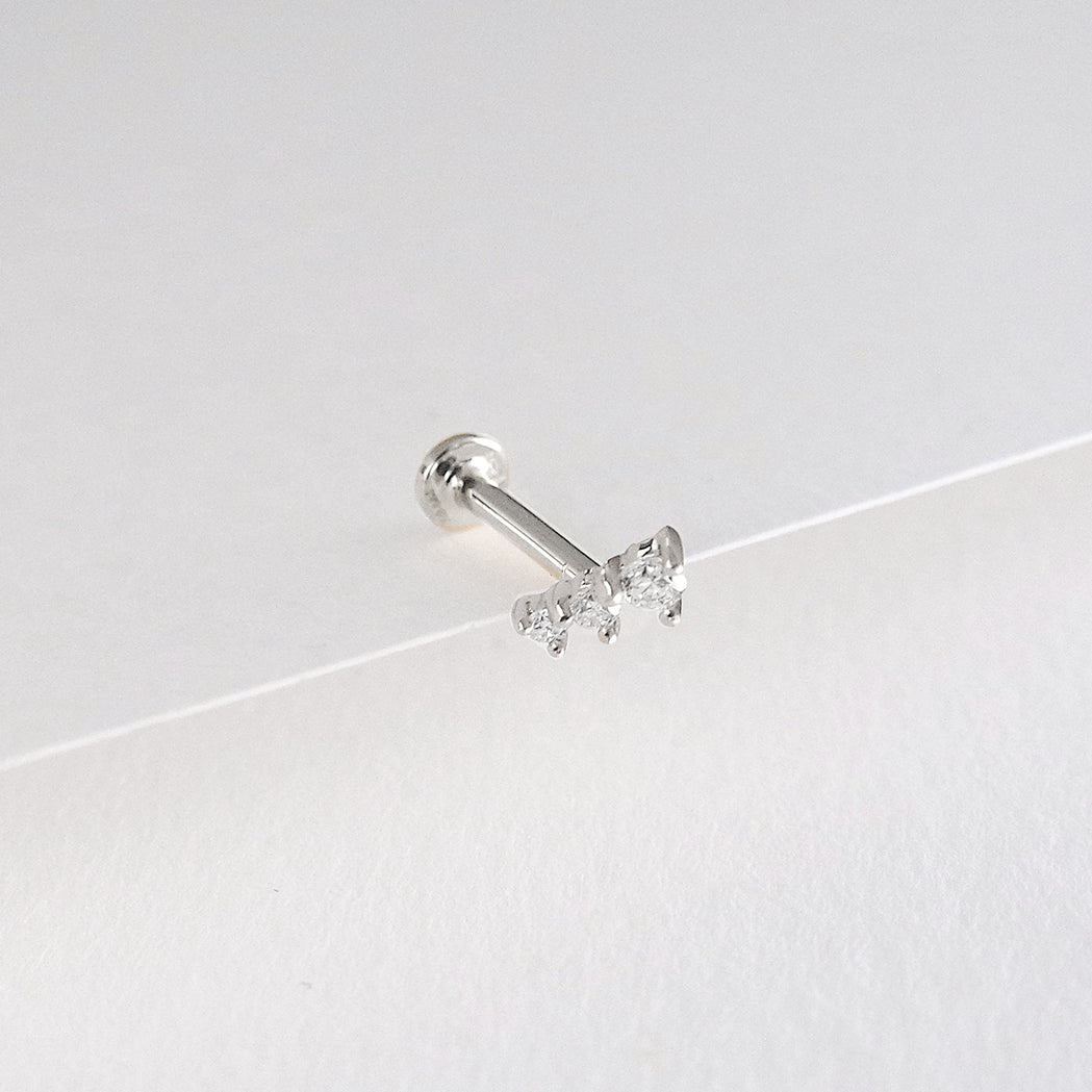 Piercing d'oreille Leo - Or & Diamants