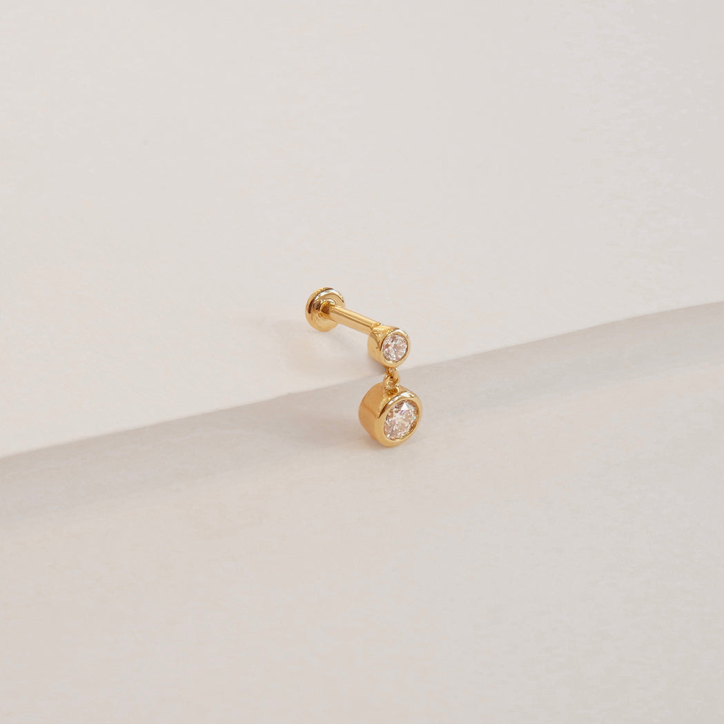 Shaker Ear Piercing - Gold & Diamanten