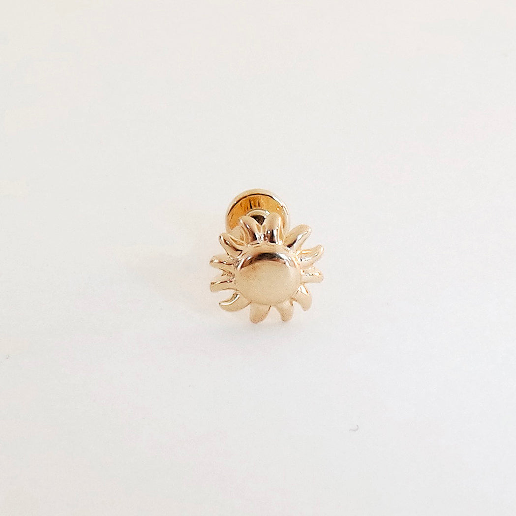 Sun Ear Piercing - Gold