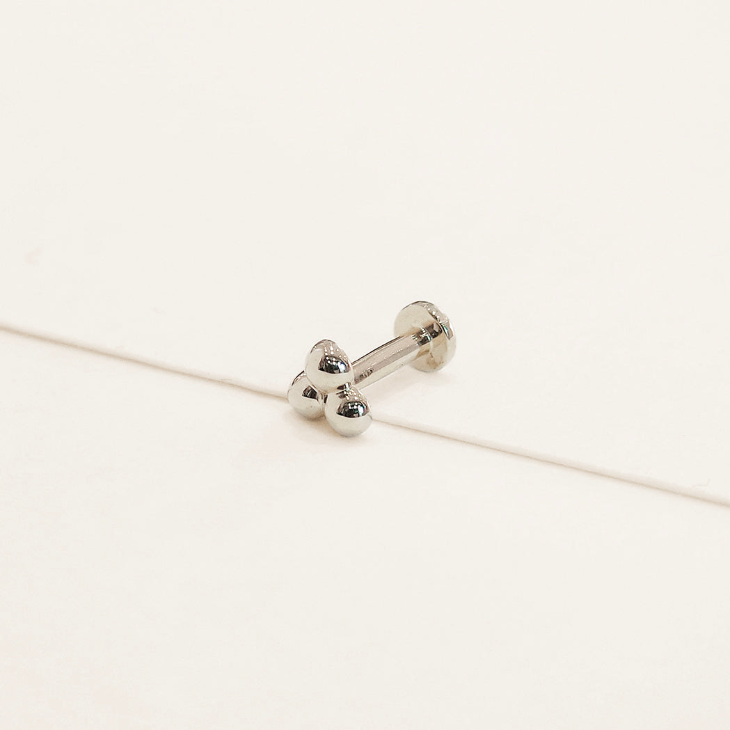 Trinity Ohrpiercing aus Gold - Large