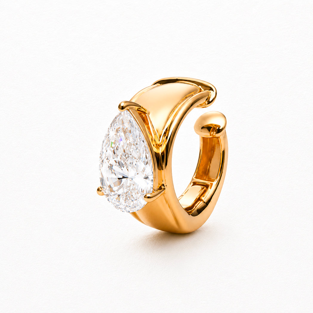 Ear Cuff Roma Or & Diamant