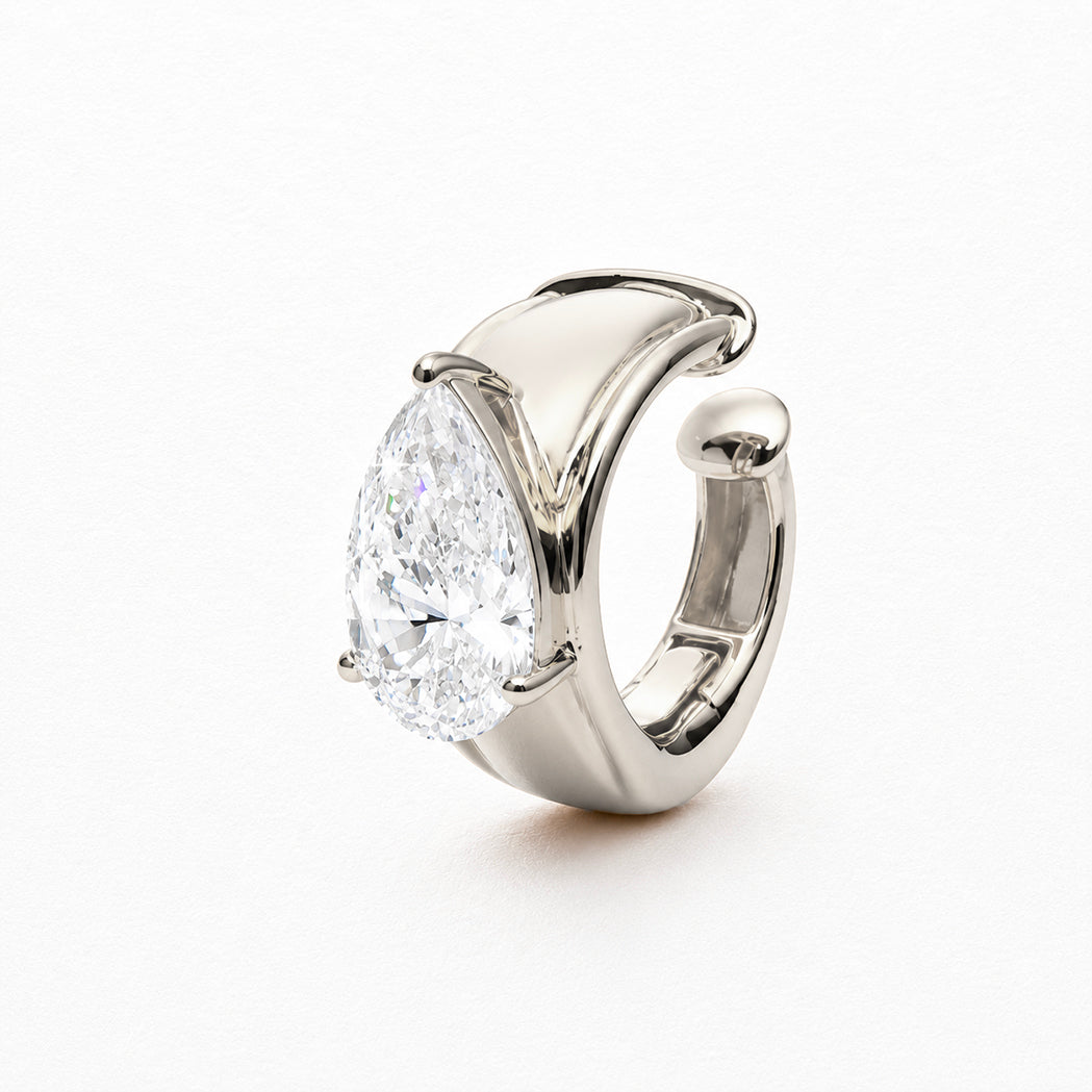 Ear Cuff Roma Or & Diamant