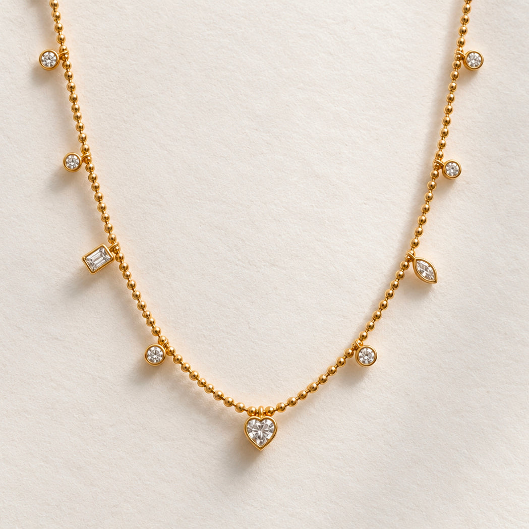 Romy Halskette – Gold & Diamanten