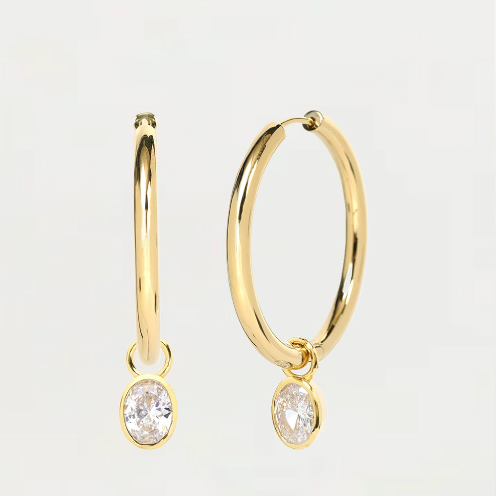 Scarlett Hoop Earrings - 30 mm