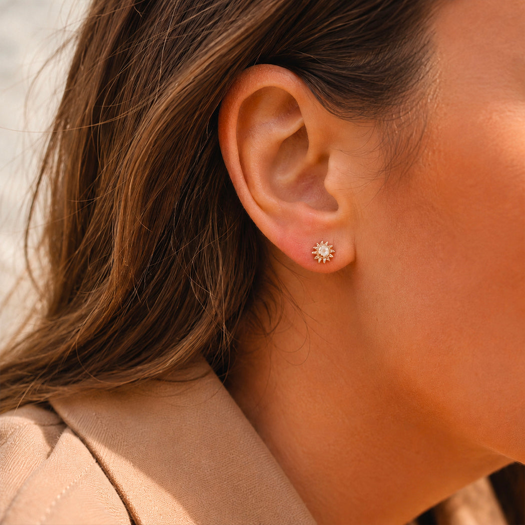 Piercing d'Oreille Soleil - Or