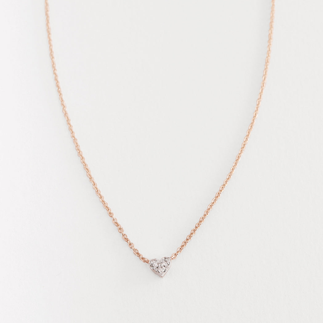 Gold & Diamonds Sweetheart Necklace