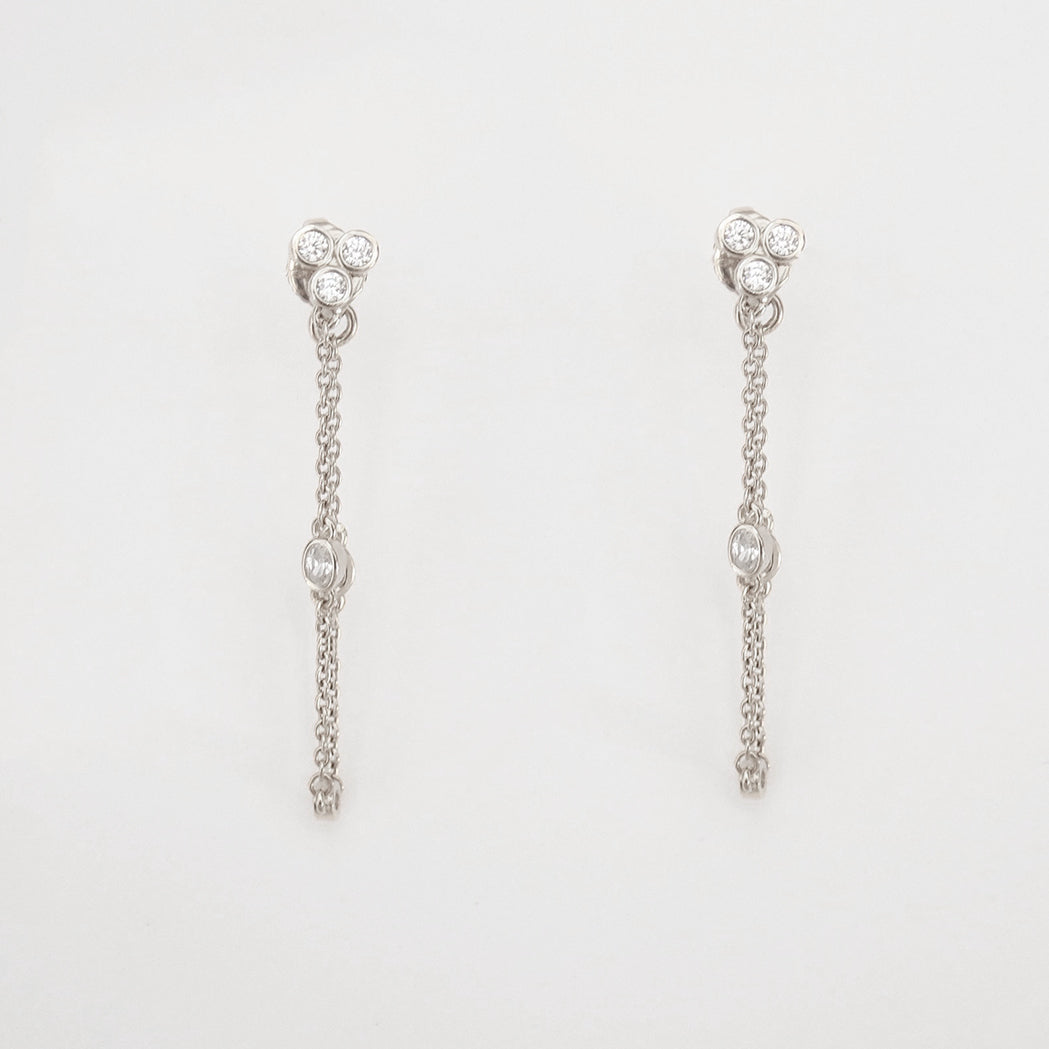 Triade Chain Stud Earrings