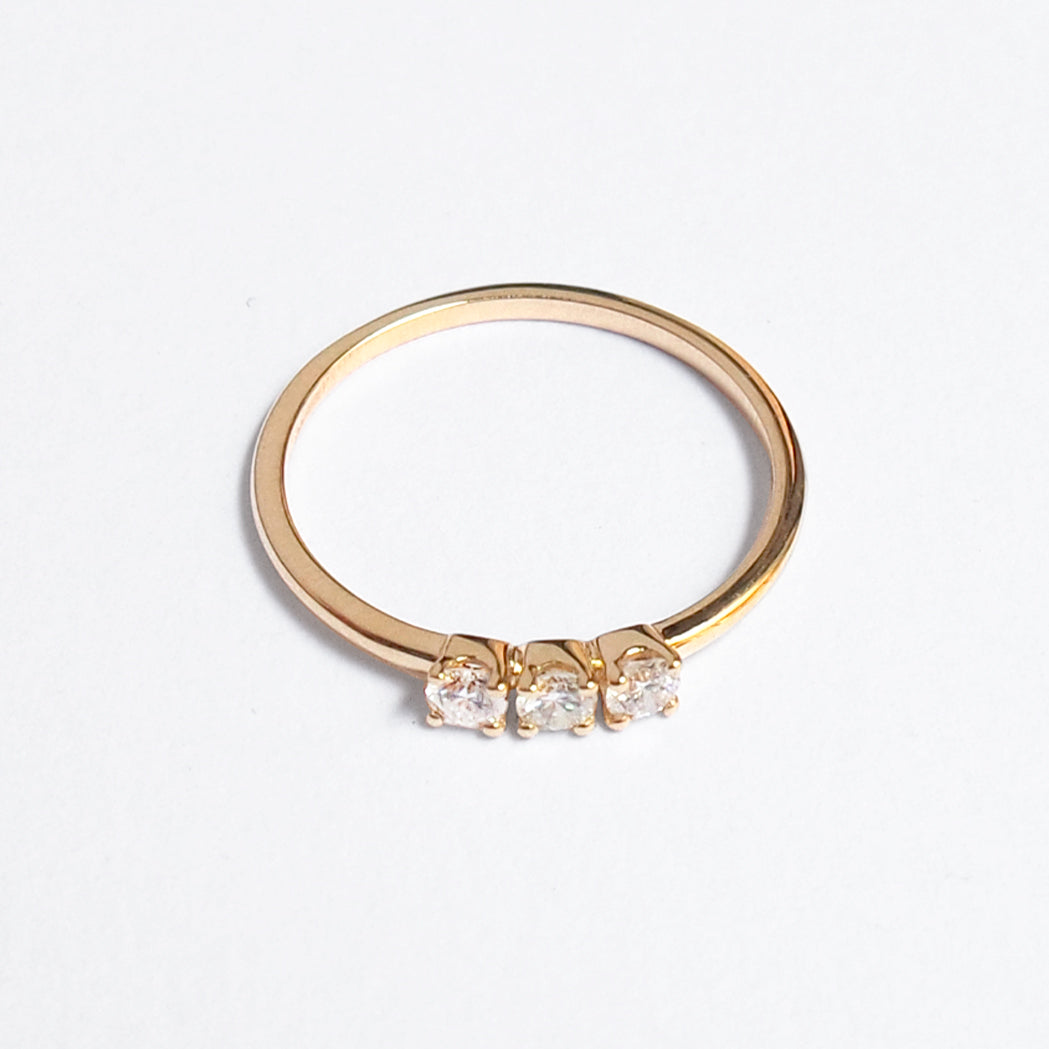 Bague Le Trio Or & Diamants