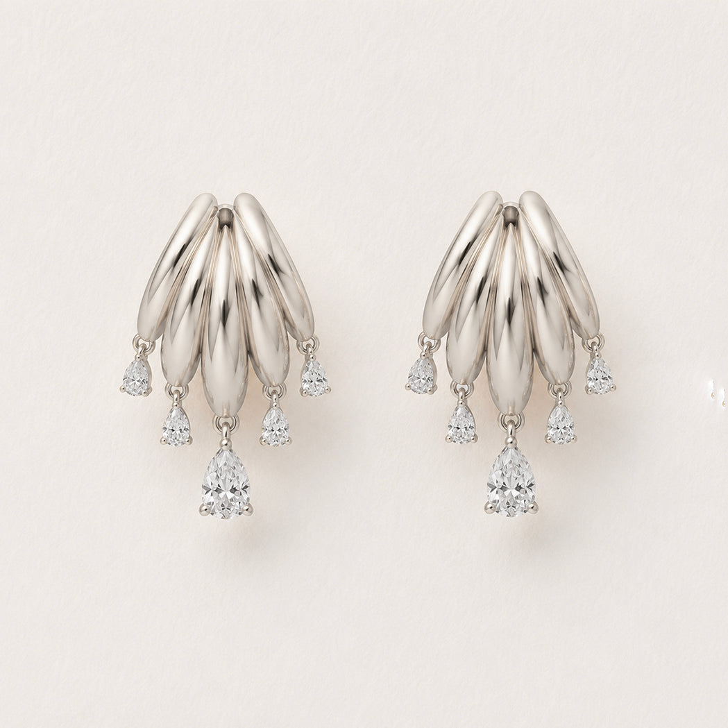 Boucles d'Oreille Venus - Or & Diamant