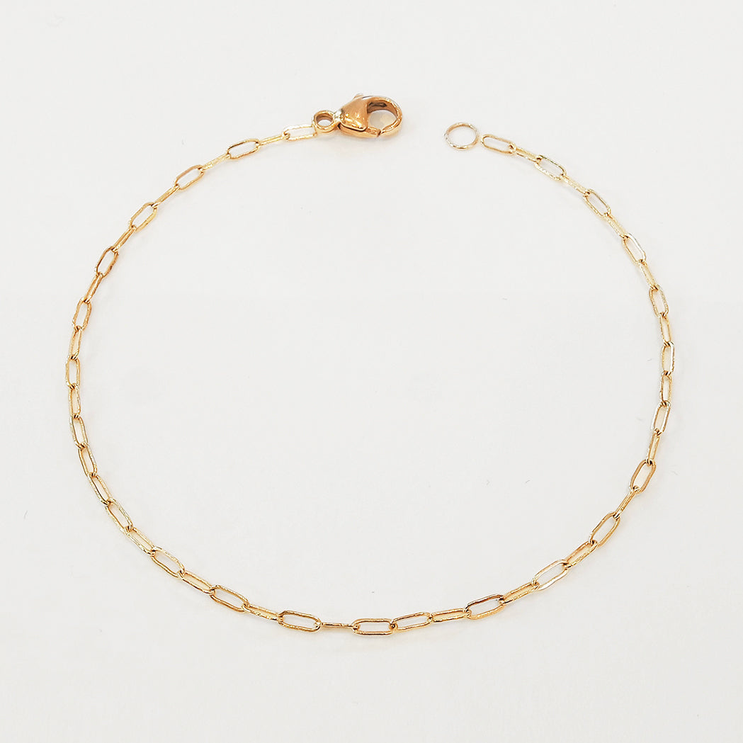 Infinity Bracelet in Gold – Chain of Your Choice