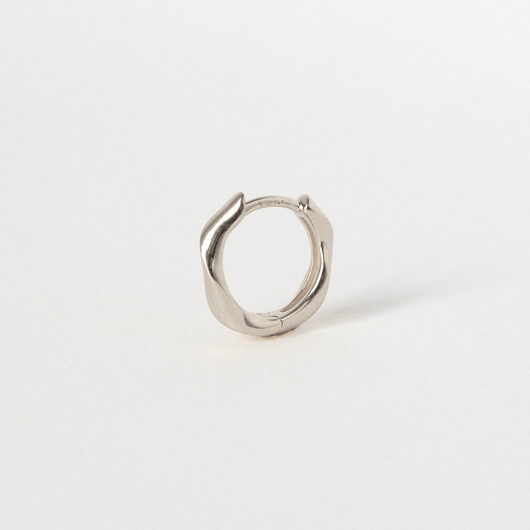 Boucle d'oreille créole Wave - A l'unité
