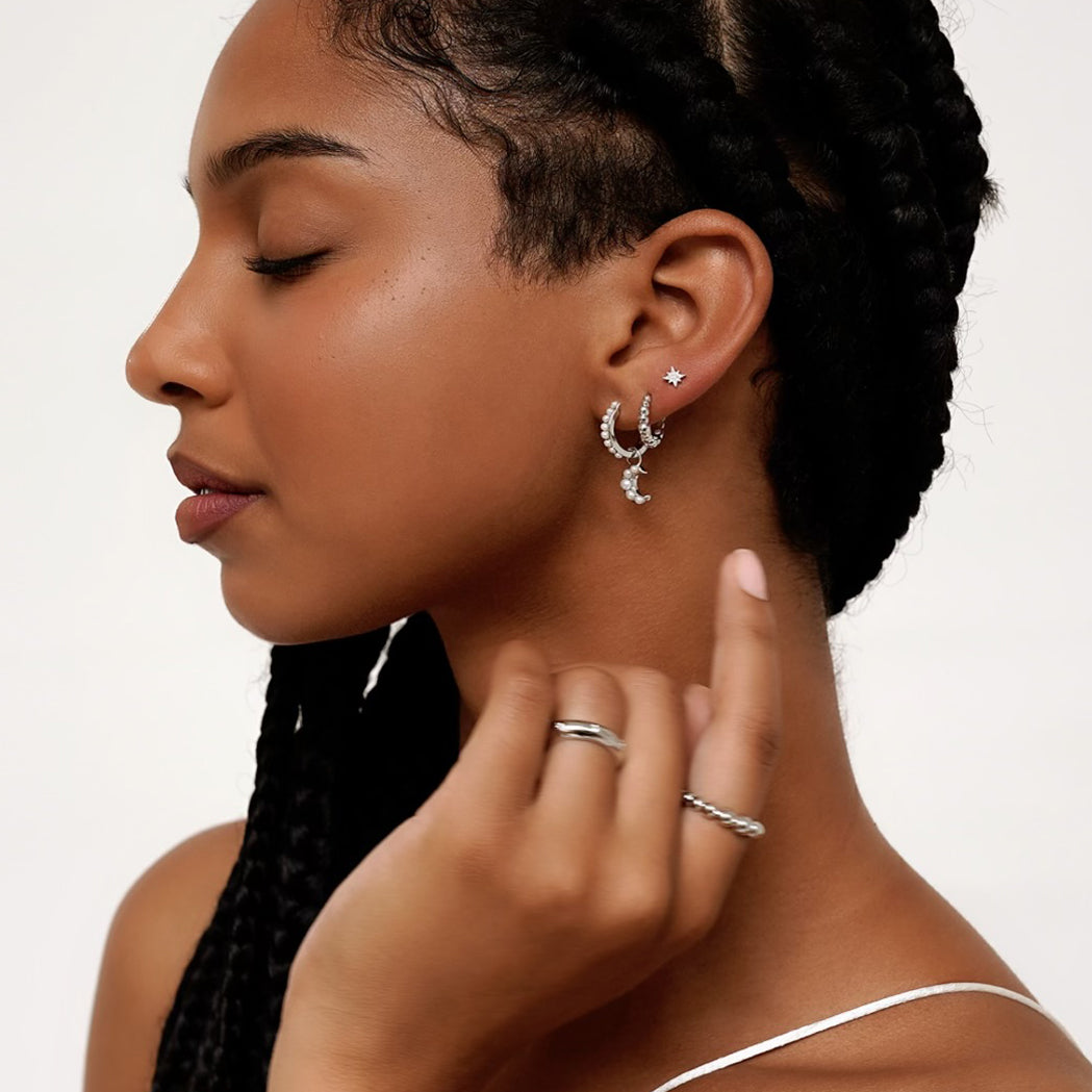 North Ear Piercing - Gold & Diamonds