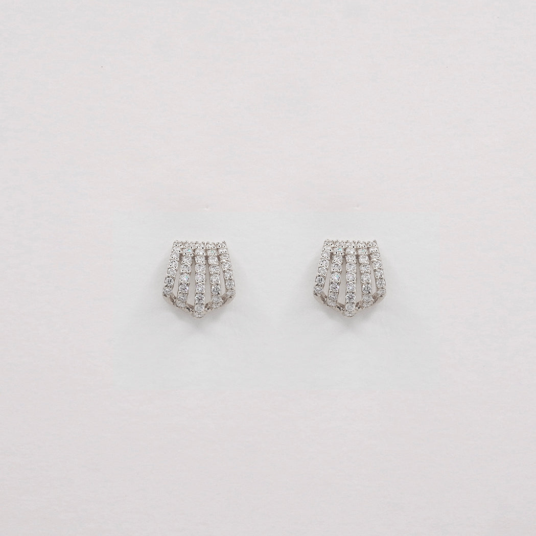 Zenith Earrings - Gold & Diamonds